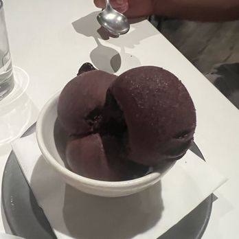 District Table and Bar - Blueberry sorbet - New American Near Me - Stuart, Florida