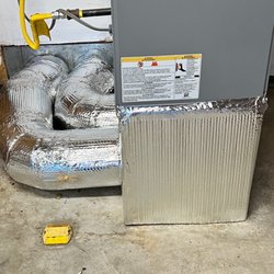 The Furnace Room - They did a fantastic job of wrapping the furnace pipes too.