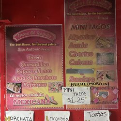 La Guadalupana - Food Menu