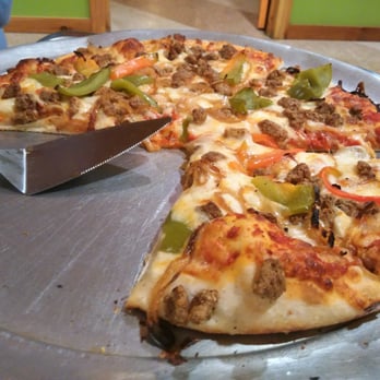 The Back Door Bar - A decent pie... Sauce could use some work. - Bars Near Me - Old Forge, New York