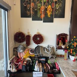 Purses for sale.