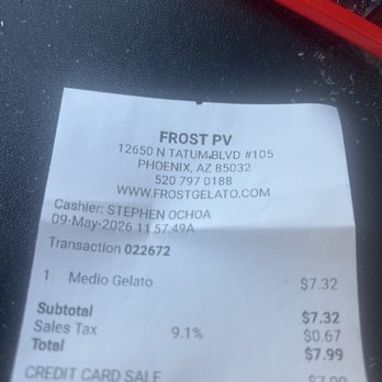 Frost Gelato - Gelato/sorbet 1-2 scoops - Gelato Near Me - Phoenix, Arizona Frost Gelato - Gelato/sorbet 1-2 scoops - Gelato Near Me - Phoenix, Arizona