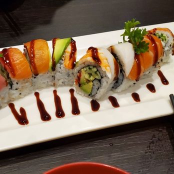 Pearl Sushi - Rainbow Roll - Japanese Near Me - Richmond Hill, Ontario Pearl Sushi - Rainbow Roll - Japanese Near Me - Richmond Hill, Ontario