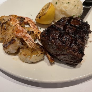 Bonefish Grill - Filet Mignon*with Garlic Whipped Potatoes, and shrimp. - Seafood Near Me - Midlothian, Virginia