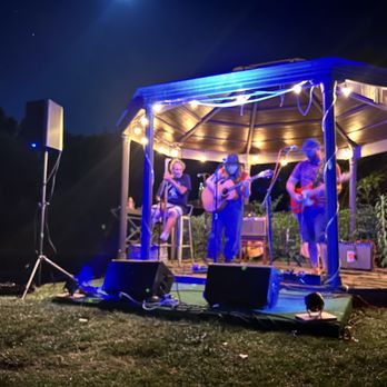 The River's Edge Restaurant - a band performing in a gazebo - American Near Me - Knights Ferry, California The River's Edge Restaurant - a band performing in a gazebo - American Near Me - Knights Ferry, California