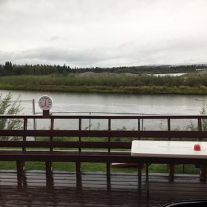 Photo of The Boatel - Fairbanks, AK, United States. View out the back.