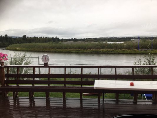Photo of The Boatel - Fairbanks, AK, US. View out the back.