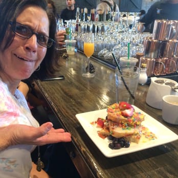 Bosscat Kitchen & Libations - Fruity Pebbles French Toast. Spectacularly yummy! - New American Near Me - Irvine, California