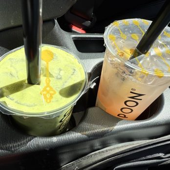 Teaspoon - Suppose to be double matcha, but it's so small. And a guava sunset. - Bubble Tea Near Me - Henderson, Nevada Teaspoon - Suppose to be double matcha, but it's so small. And a guava sunset. - Bubble Tea Near Me - Henderson, Nevada