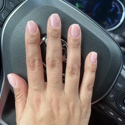 Gel manicure- bubble bath color Gel manicure- bubble bath color