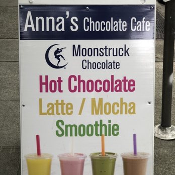 Anna's Chocolate Cafe - hot chocolate latte / mocha smoothie - Coffee & Tea Near Me - Portland, Oregon Anna's Chocolate Cafe - hot chocolate latte / mocha smoothie - Coffee & Tea Near Me - Portland, Oregon