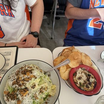 Johnny's - Sesame Caesar ($17), Chips & Dip ($12) - Peruvian Near Me - Brooklyn, New York