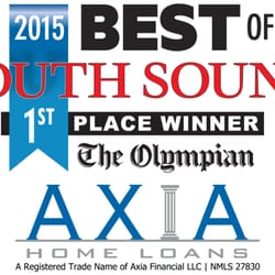 Axia Home Loans - A special thank you to those of you who voted us the Best of South Sound for mortgage lending! ~ Michelle Wickett and Team