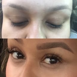 The top picture is before and the bottom picture is 7 days after getting my extensions done. Obviously still looking good! The top picture is before and the bottom picture is 7 days after getting my extensions done. Obviously still looking good!