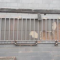James Holmes Mobil Welding and Repairs - Dispensary warehouse window security bars with anchoring thru the whole wall.