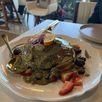 The Royale - Matcha with strawberry pancakes - Breakfast & Brunch Near Me - Pleasant Hill, California The Royale - Matcha with strawberry pancakes - Breakfast & Brunch Near Me - Pleasant Hill, California