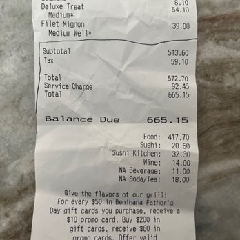 Benihana - Concord - Sushi Bars Near Me - Concord, California