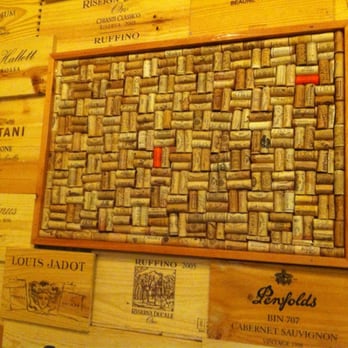Epic Pizza & Subs - Wall of wine box tops and wine cork board - Pizza Near Me - St Louis, Missouri Epic Pizza & Subs - Wall of wine box tops and wine cork board - Pizza Near Me - St Louis, Missouri
