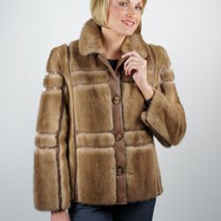 Kriegsman Boutique and Luxury Outerwear - Mink and Leather Jacket