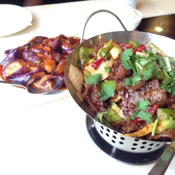 Red Chili - Beef dry pot and chili garlic eggplant..yum! - Szechuan Near Me - Syracuse, New York Red Chili - Beef dry pot and chili garlic eggplant..yum! - Szechuan Near Me - Syracuse, New York