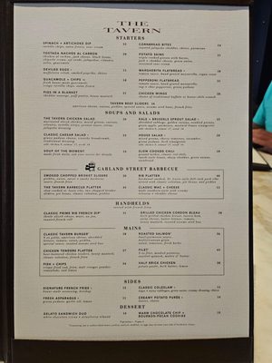 Menu photo 1 The Tavern Las Vegas, NV Menu photo 1 The Tavern Las Vegas, NV