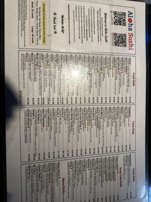 Menu photo 7 Aloha Sushi Azusa, CA