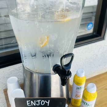 Torotea - They provide iced water and sunscreen outside while you wait - Coffee & Tea Near Me - Diamond Bar, California