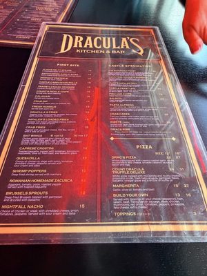 Menu photo 6 Dracula’s Kitchen and Bar - Hagerstown Hagerstown, MD Menu photo 6 Dracula’s Kitchen and Bar - Hagerstown Hagerstown, MD