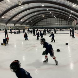 Jim Roche Community Skating Rink - Kids having a blast!