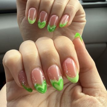 JK Beauty Nails and Spa - St. Patrick's Day Gel-X Nails by nail artist Naby. She's been doing nails for 3 years and they came out pretty cute! 4/5 stars! - Nail Salons Near Me - Fair Oaks, California JK Beauty Nails and Spa - St. Patrick's Day Gel-X Nails by nail artist Naby. She's been doing nails for 3 years and they came out pretty cute! 4/5 stars! - Nail Salons Near Me - Fair Oaks, California