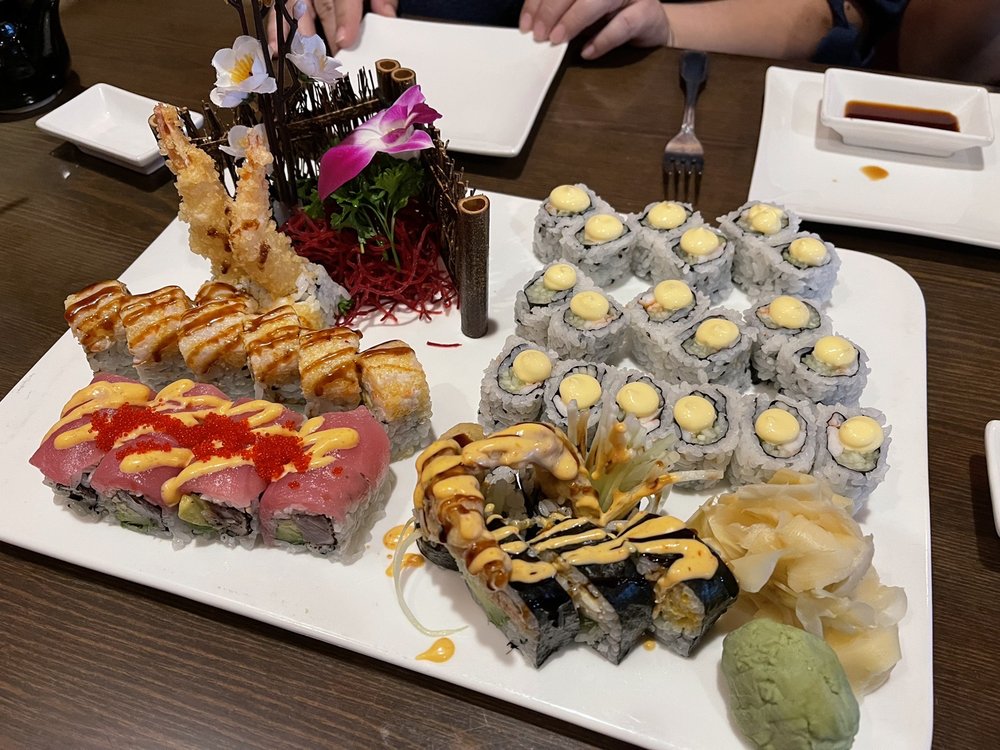 Food from YAMA Japanese Restaurant