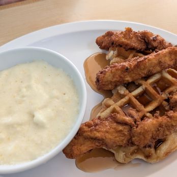 The Banks Grill - Their infamous grits plus Chicken & Waffles - Seafood Near Me - Morehead City, North Carolina The Banks Grill - Their infamous grits plus Chicken & Waffles - Seafood Near Me - Morehead City, North Carolina