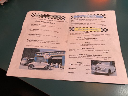 Menu photo 6 Red Light Garage Wallace, ID Menu photo 6 Red Light Garage Wallace, ID