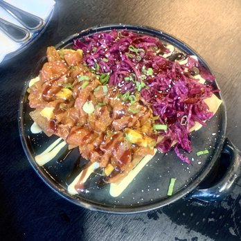 Compadres Cantina - tuna poke over nachos - Mexican Near Me - Ontario, California