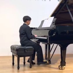 Tampa Piano School - Kristian performing at Winter Recital 2023