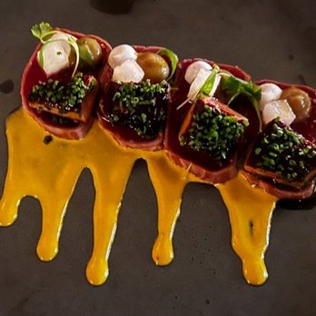 UNI - Spicy Tuna Tataki & Foie Gras - Sushi Bars Near Me - Boston, Massachusetts UNI - Spicy Tuna Tataki & Foie Gras - Sushi Bars Near Me - Boston, Massachusetts
