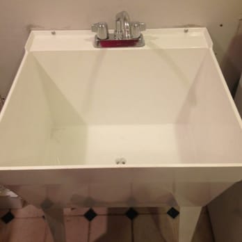 Florestone Utility Sink With Delta Faucet You Can Use Any Faucet