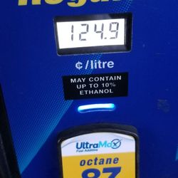 Ultramar - Price of regular gas today in Orleans.