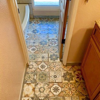 Reza's Custom Tile Work - Bathroom floor - Tiling Near Me - San Pedro, California Reza's Custom Tile Work - Bathroom floor - Tiling Near Me - San Pedro, California