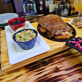 Cantina Locale - Steak with grilled jumbo shrimp - Mexican Near Me - Augusta, Georgia