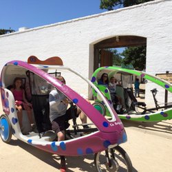 Velocab - Sutter's Fort on a sunny day.