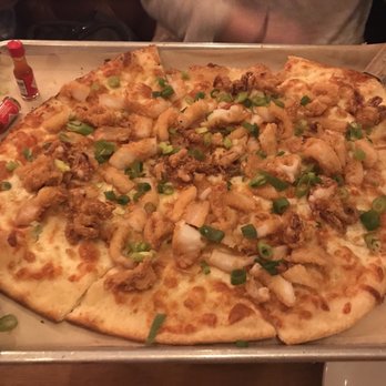 Holt's - Calamari pizza size small for $16.99 before tax - Pizza Near Me - Park Ridge, Illinois Holt's - Calamari pizza size small for $16.99 before tax - Pizza Near Me - Park Ridge, Illinois
