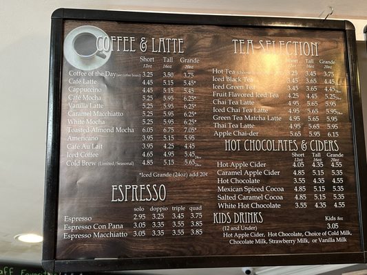 Menu photo 2 Cheshire Coffee Cheshire, CT