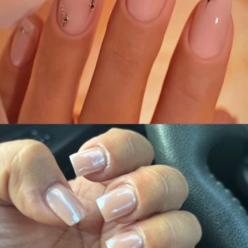 Unik Nail Spa - Above is what I wanted and the bottom is what I ended up with - Nail Salons Near Me - Riverside, California