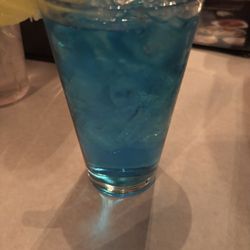 Blue motorcycle