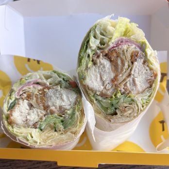 Starbird Chicken - Crispy Chicken Caesar Wrap with Avo - Chicken Shop Near Me - Walnut Creek, California Starbird Chicken - Crispy Chicken Caesar Wrap with Avo - Chicken Shop Near Me - Walnut Creek, California