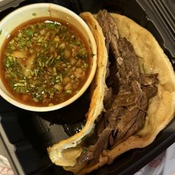 Quesa Birria Taco w/consume