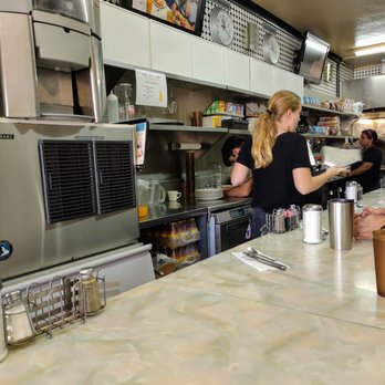 Donut Gallery Diner - customers in a donut shop - Breakfast & Brunch Near Me - Key Biscayne, Florida