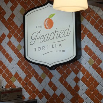 The Peached Tortilla - Sign - Tacos Near Me - Austin, Texas