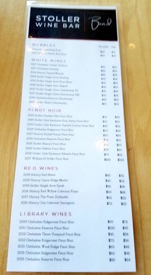 Menu photo 5 Stoller Wine Bar - Bend Bend, OR Menu photo 5 Stoller Wine Bar - Bend Bend, OR